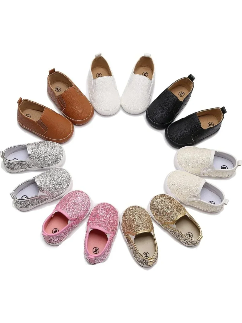 Soft Sole Baby Sneakers | Anti-Slip Moccasins for Toddlers & Infants | First